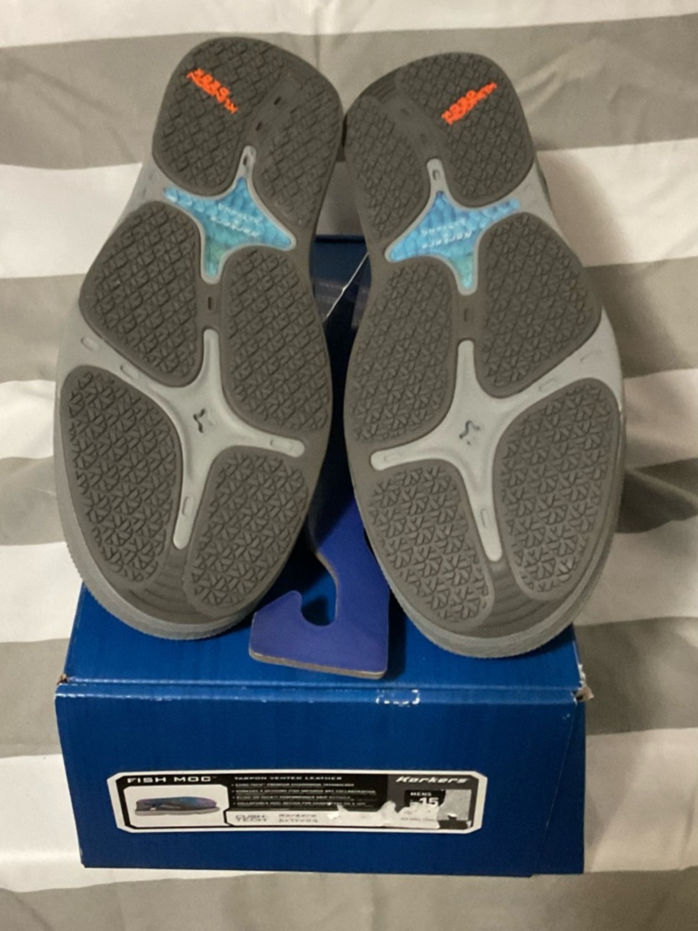 Korkers Fish Mocs Tarpon Slip-On Water Shoes New w/ Hang Tag & Box Men’s 15 - Picture 4 of 5